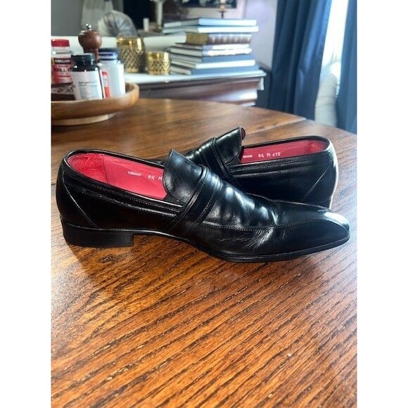 Mezlan Tiziano Custom Loafers (Style 25386) Black Calfskin Men’s 8.5M main image 11